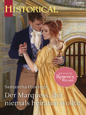cover image of Der Marquess, der niemals heiraten wollte